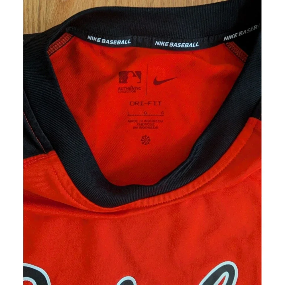 Nike Baseball Baltimore Orioles Shirt Long Sleeve XL Dri-Fit MLB Team Authentic